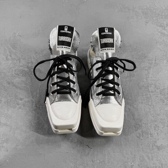 Rick Owens x Converse Turbodrk Chuck 70 Sneakers A01292C  Women's 7, EU 37.5 - Picture 2 of 6